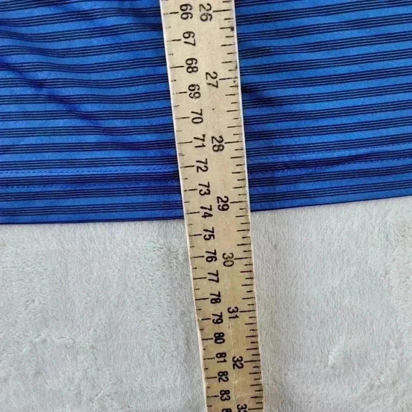 NWT PGA Tour Striped Blue Polo Sz Lg - Picture 6 of 6